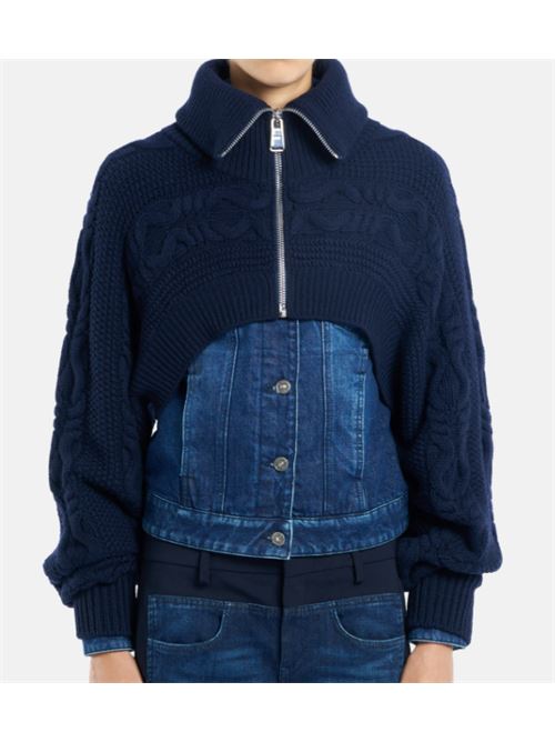 SLIM DENIM JACKET WITH FIXED FITSLIM DENIM JACKET WITH FIXED FIT DONDUP | DJ735.DF0283D.LT8W800 BLU